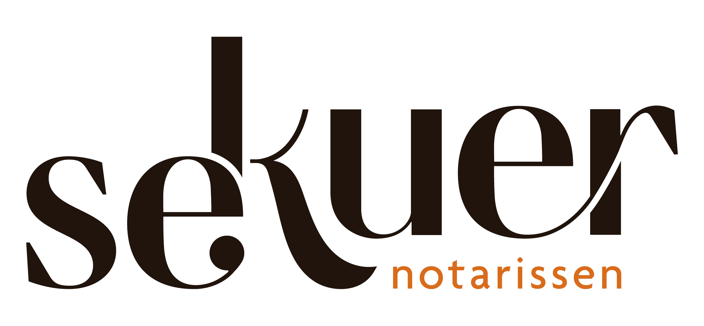 Het nieuwe logo van Sekuer Notarissen (voorheen Sekuer de Notaris)